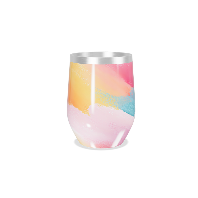 Copo Térmico Slim - Colorido Aquarela Inox