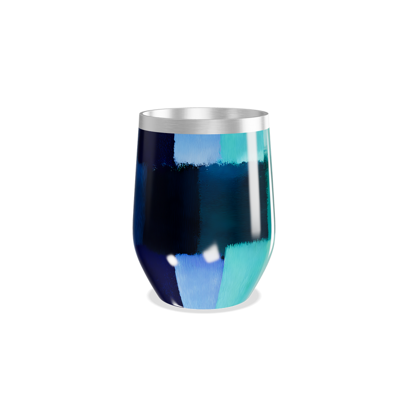 Copo Térmico Slim - Azul Metálico Inox