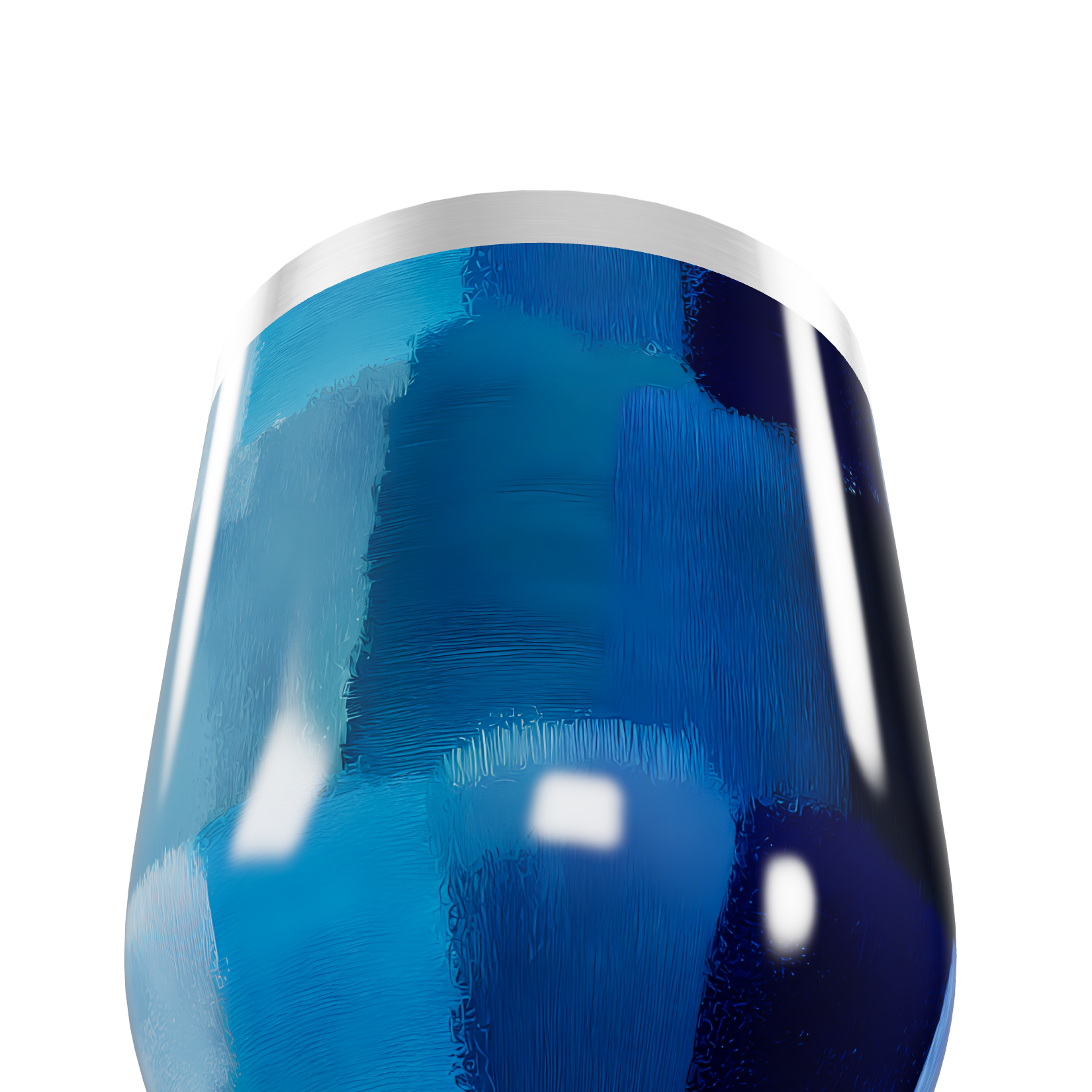 Copo Térmico Slim - Azul Metálico Inox