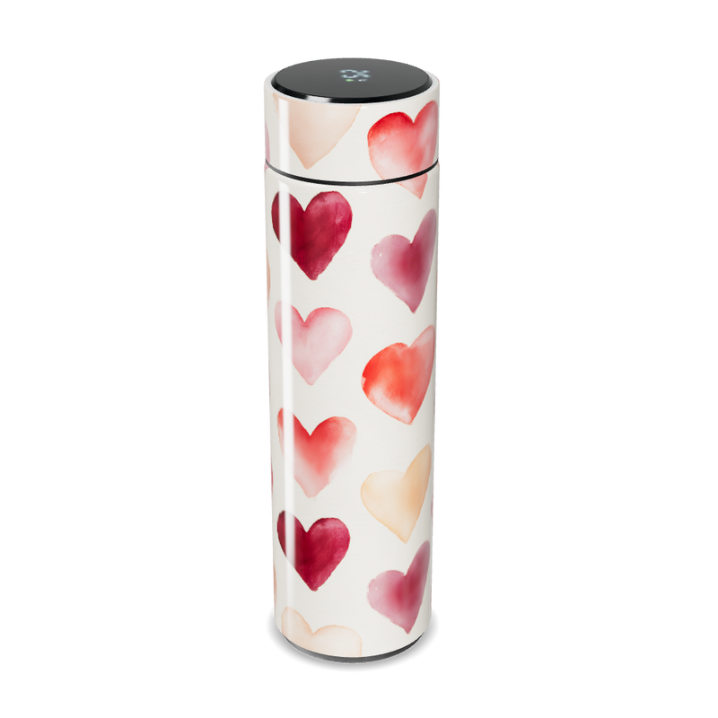 Garrafa Térmica Touch - Corações Coloridos