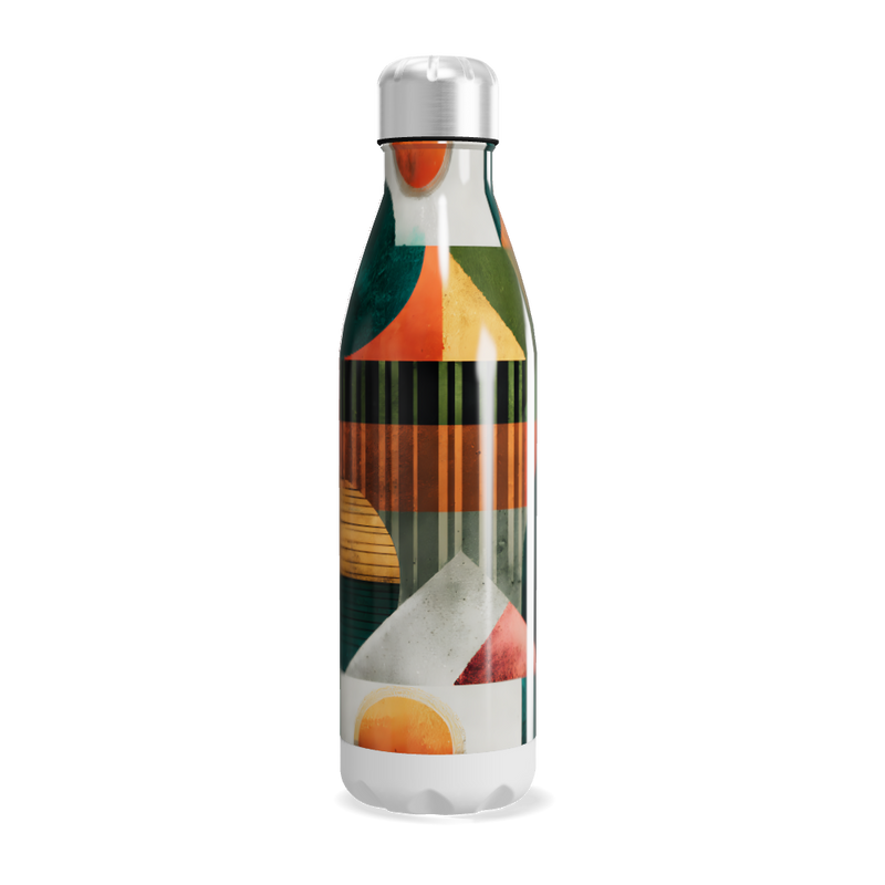 Garrafa Inox - Estampada Multicolorida