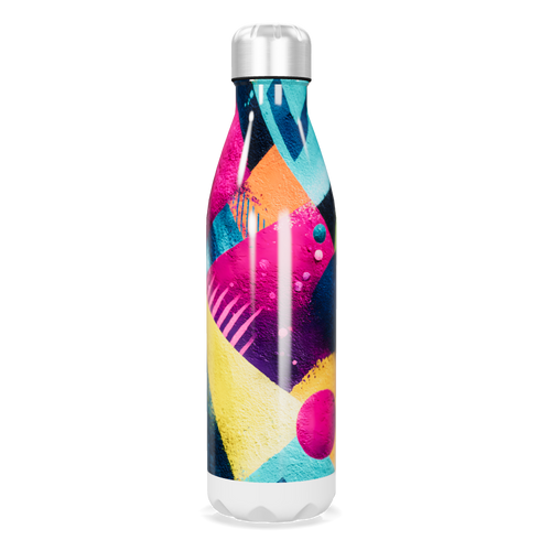 Garrafa Inox - Estampada Multicolorida