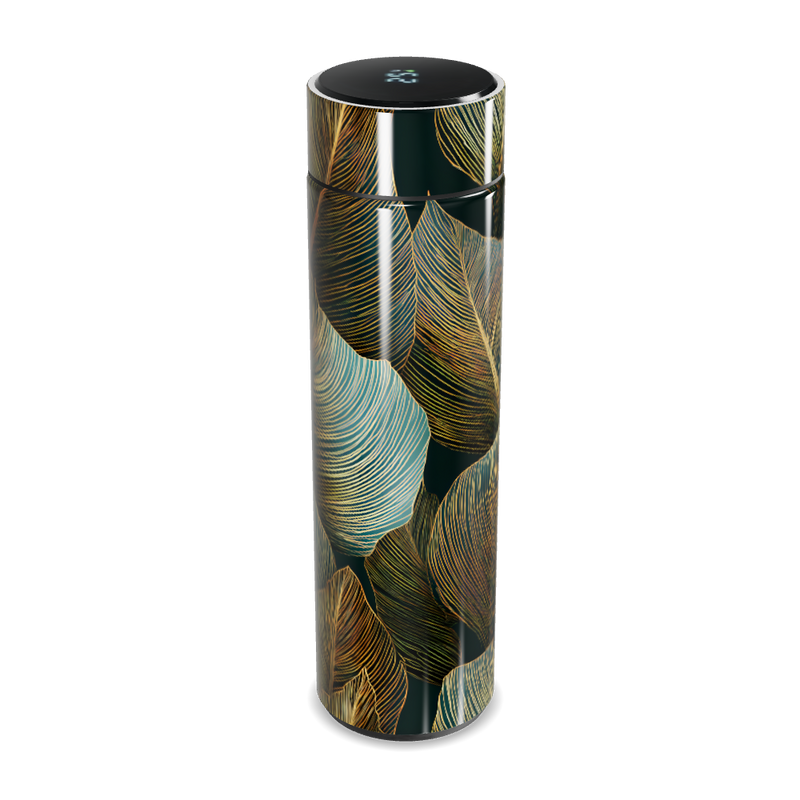 Garrafa Térmica Touch - Folhas Multicoloridas