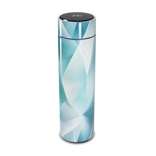 Garrafa Térmica Touch - Azul Geométrico