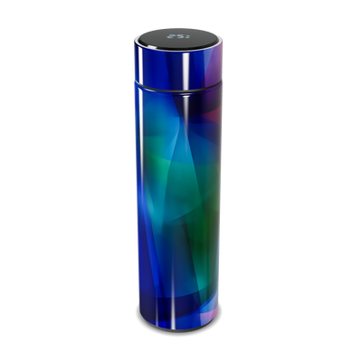 Garrafa Térmica Touch - Azul Multicolorida