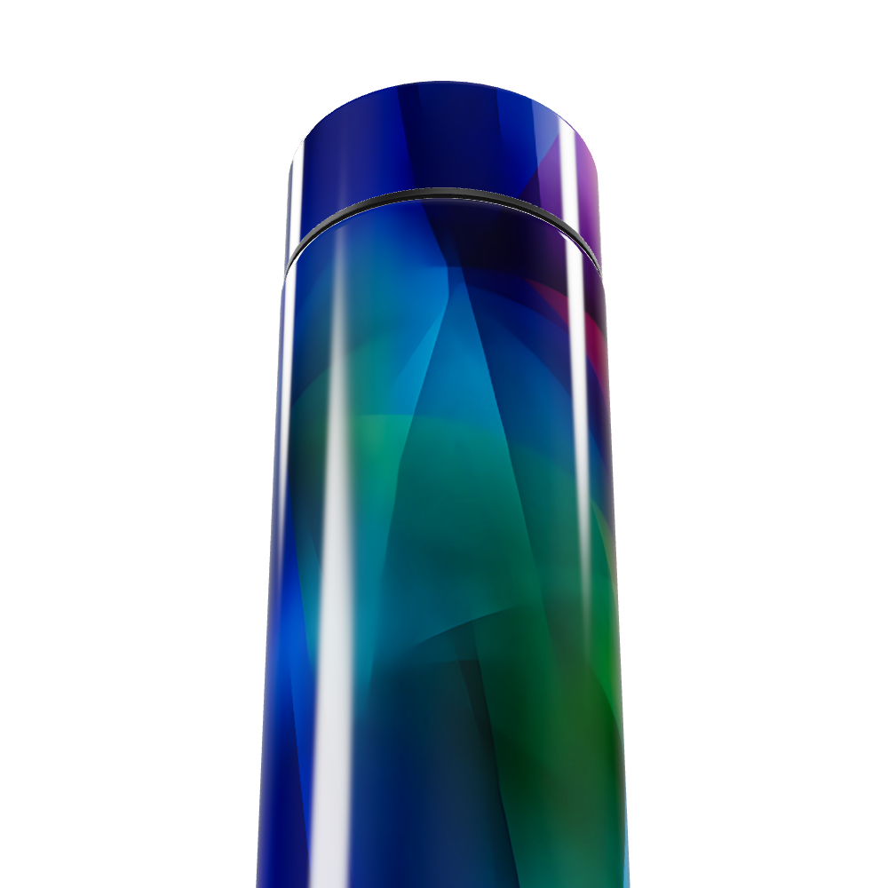 Garrafa Térmica Touch - Azul Multicolorida