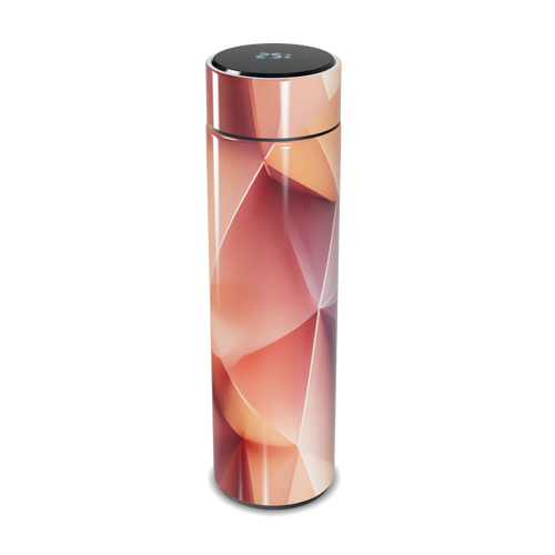 Garrafa Térmica Touch - Geométrica Rosa