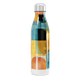 Garrafa Inox - Estampa Geométrica Colorida