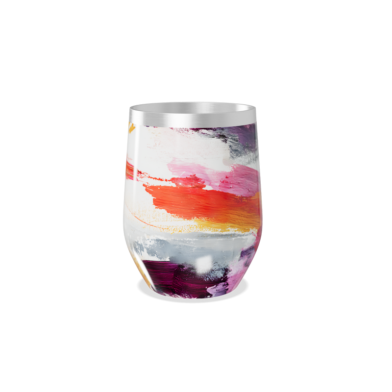 Copo Térmico Slim - Estampa Colorida Aço Inox