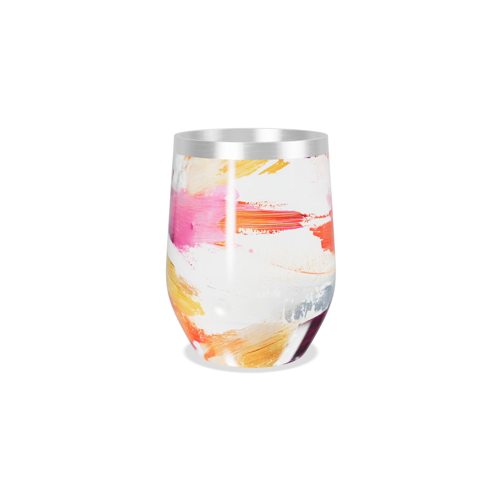 Copo Térmico Slim - Estampa Colorida Aço Inox