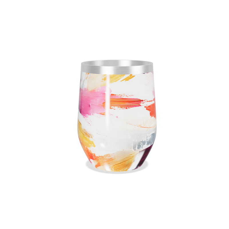 Copo Térmico Slim - Estampa Colorida Aço Inox