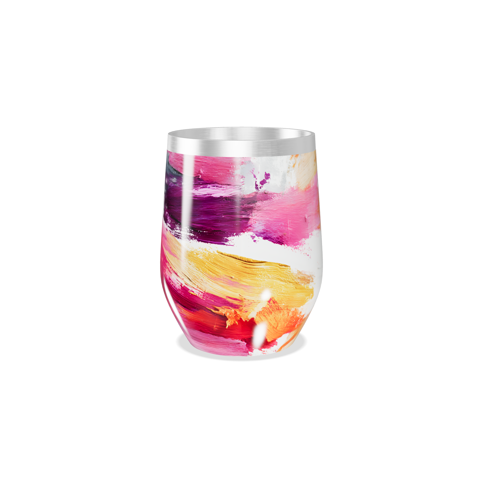 Copo Térmico Slim - Estampa Colorida Aço Inox