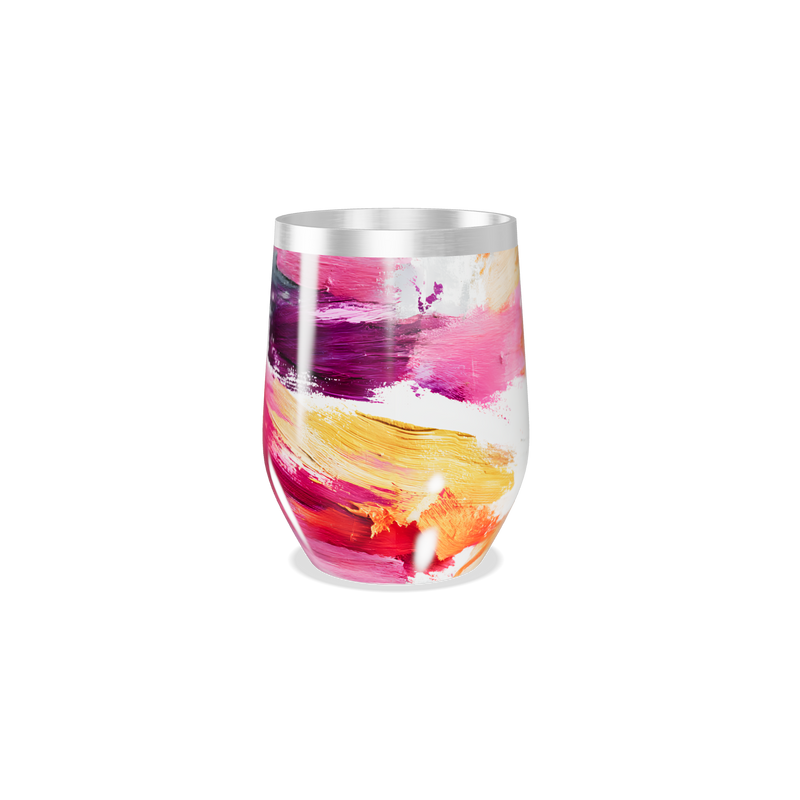 Copo Térmico Slim - Estampa Colorida Aço Inox