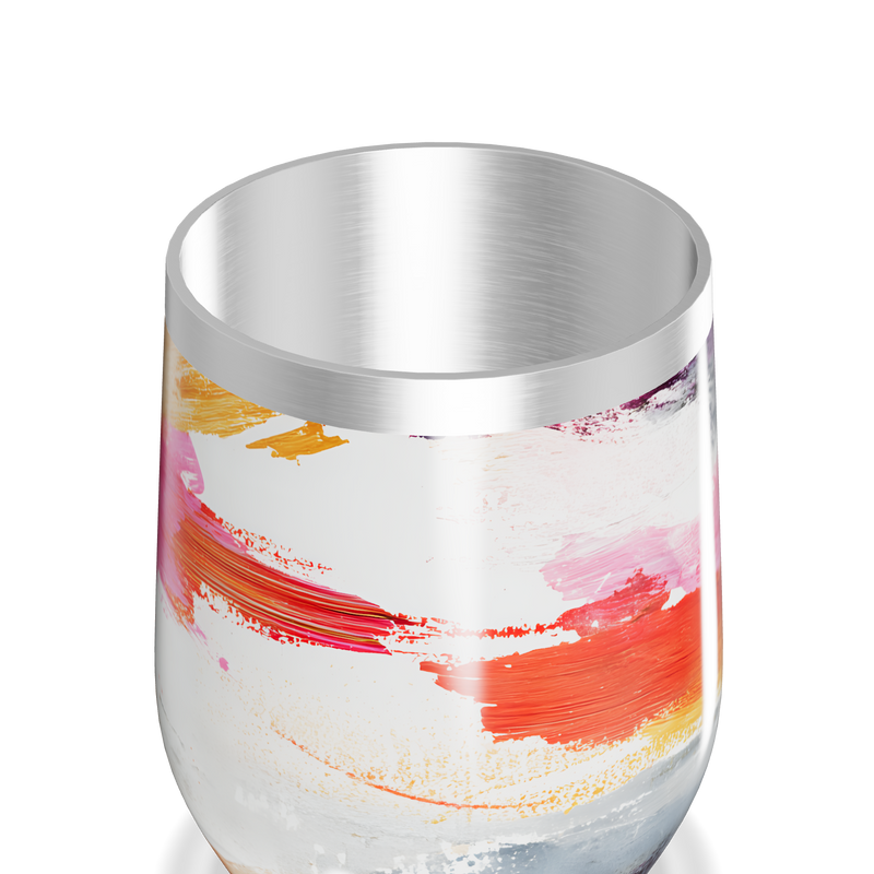 Copo Térmico Slim - Estampa Colorida Aço Inox