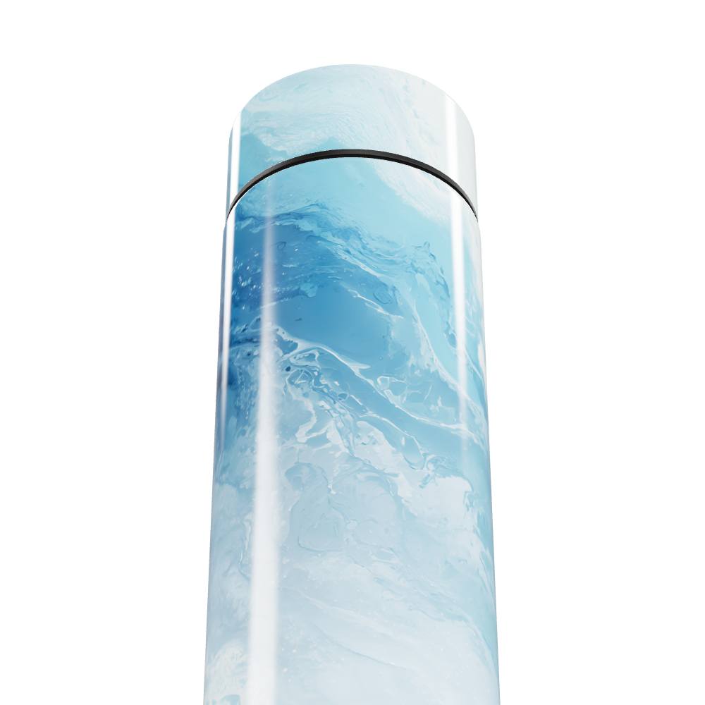 Garrafa Térmica Touch - Azul Mármore Digital