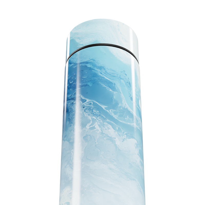 Garrafa Térmica Touch - Azul Mármore Digital