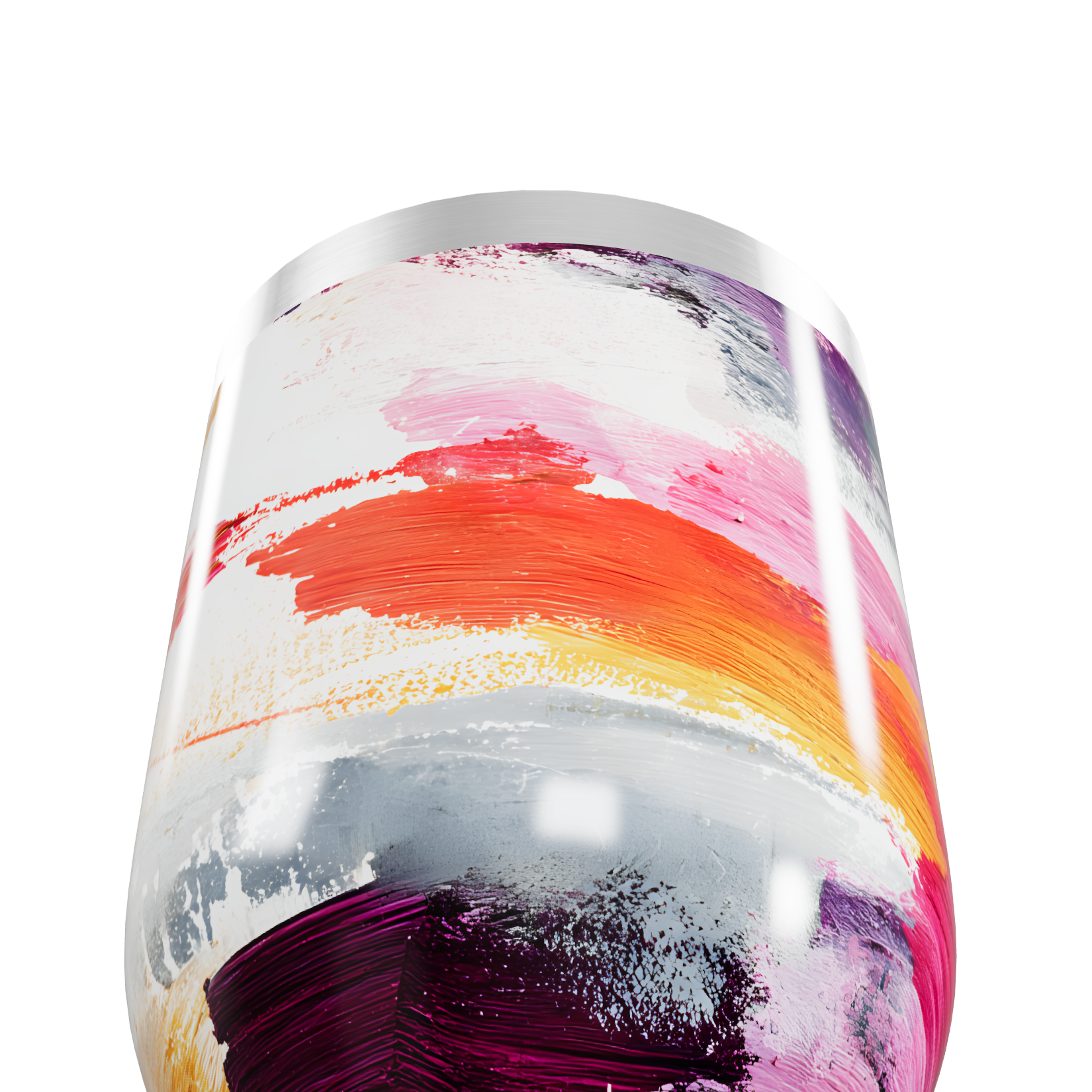 Copo Térmico Slim - Estampa Colorida Aço Inox