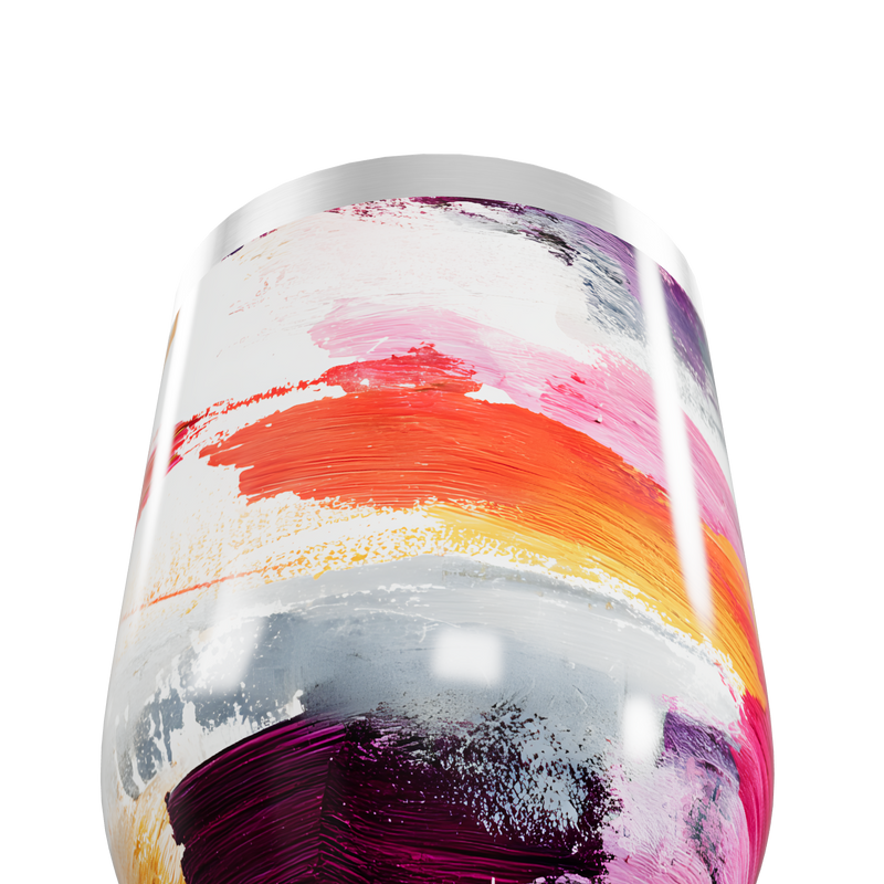 Copo Térmico Slim - Estampa Colorida Aço Inox