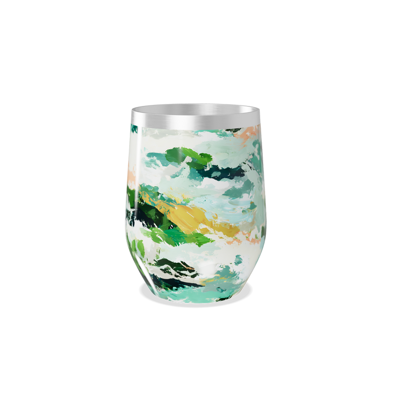 Copo Térmico Slim - Estampa Colorida Moderna