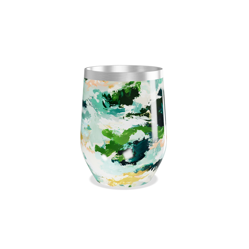 Copo Térmico Slim - Estampa Colorida Moderna