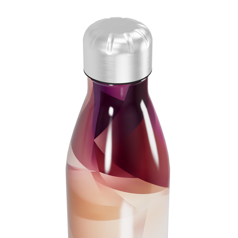 Garrafa Inox - Estampa Geométrica Colorida