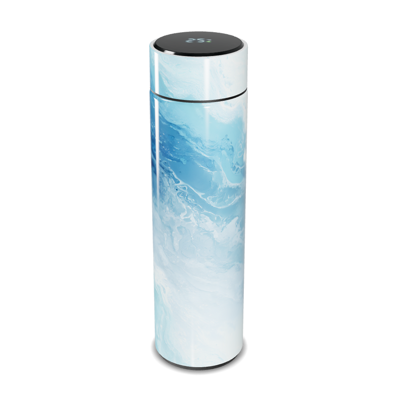 Garrafa Térmica Touch - Azul Marmorizada