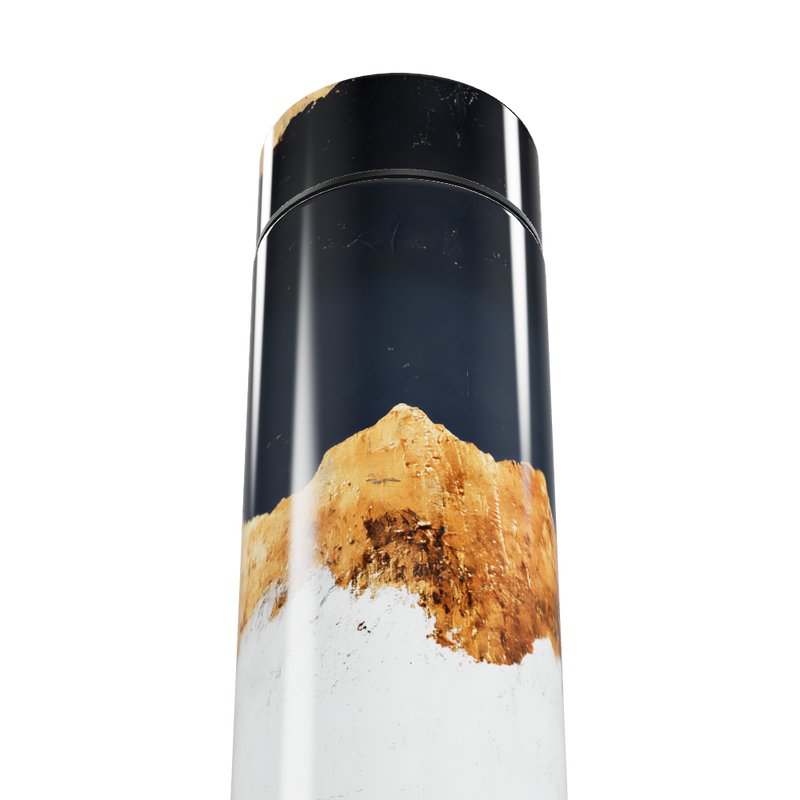 Garrafa Térmica Touch - Design Mármore Preto