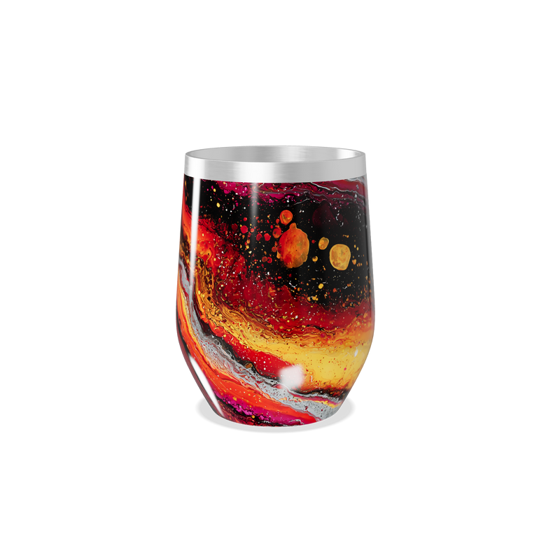 Copo Térmico Slim - Estampa Galáxia Colorida