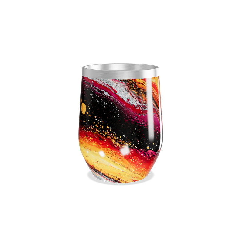 Copo Térmico Slim - Estampa Galáxia Colorida