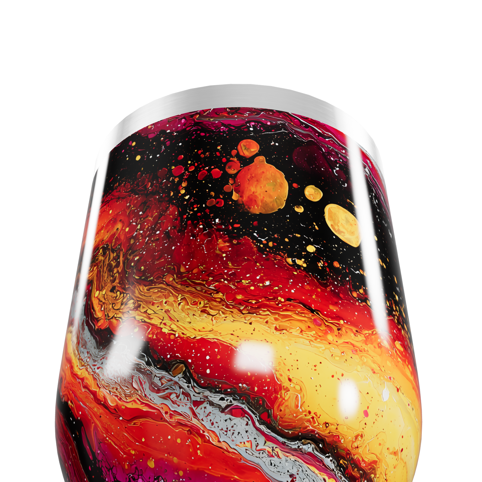 Copo Térmico Slim - Estampa Galáxia Colorida