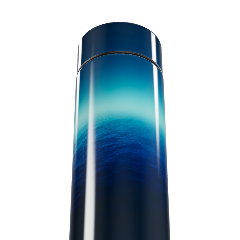 Garrafa Térmica Touch - Azul Gradiente Digital