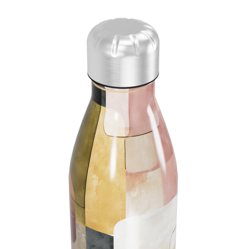 Garrafa Inox - Estampa Geométrica Colorida