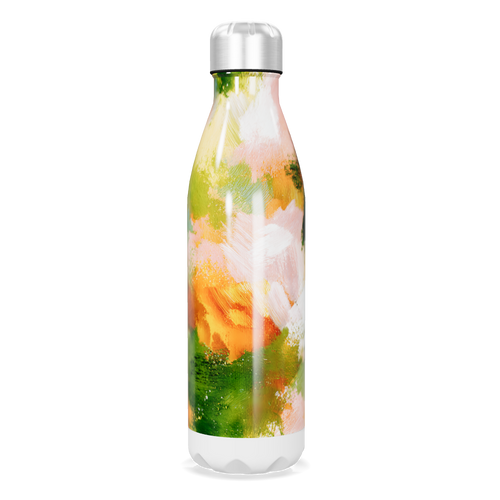 Garrafa Inox - Estampa Abstrata Colorida
