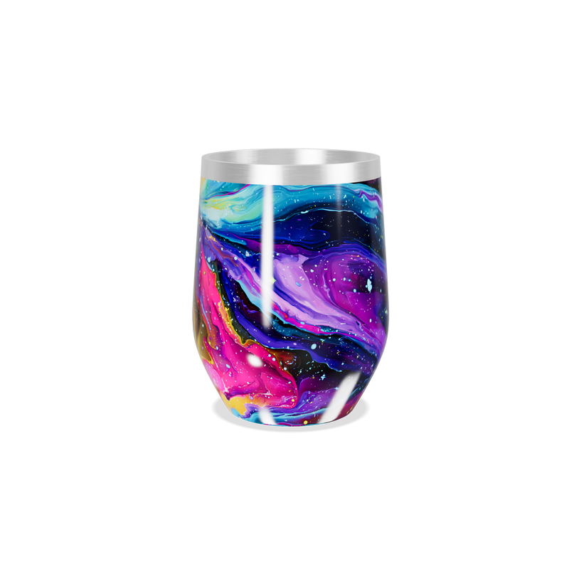 Copo Térmico Slim - Estampa Galáxia Colorida