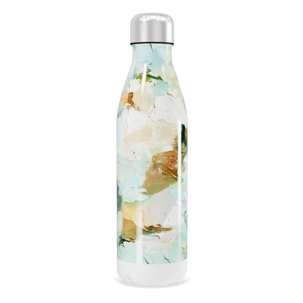 Garrafa Inox - Estampa Abstrata Colorida