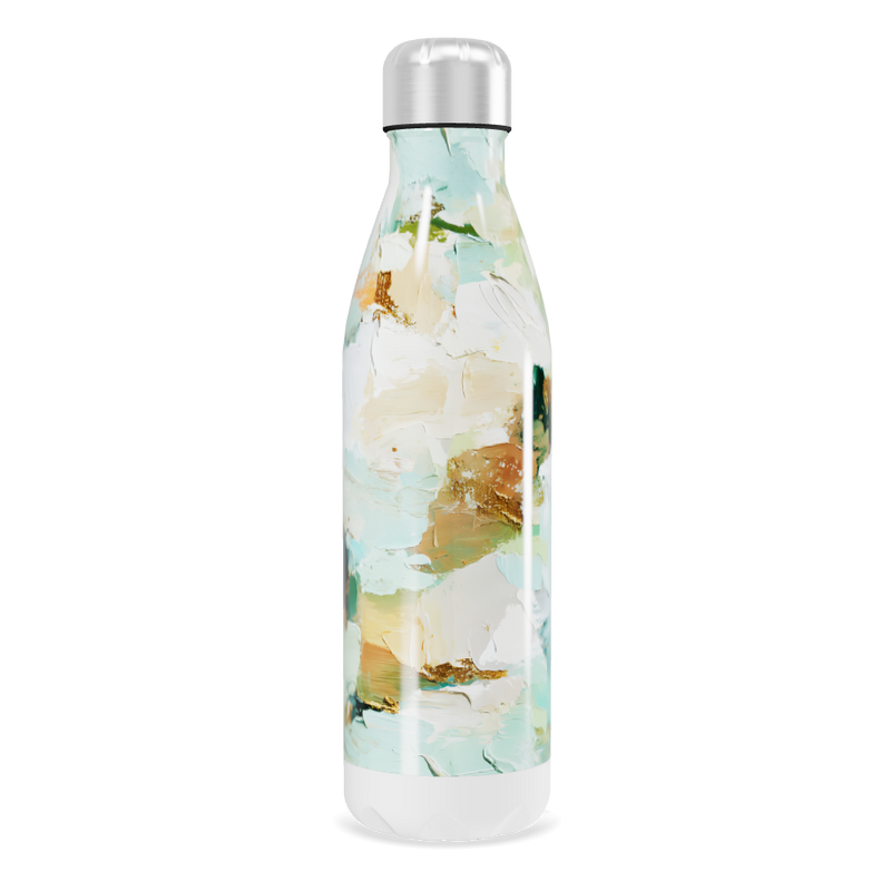 Garrafa Inox - Estampa Abstrata Colorida