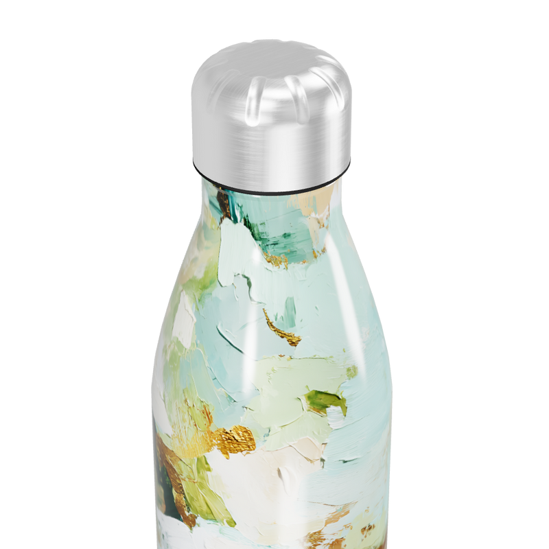 Garrafa Inox - Estampa Abstrata Colorida