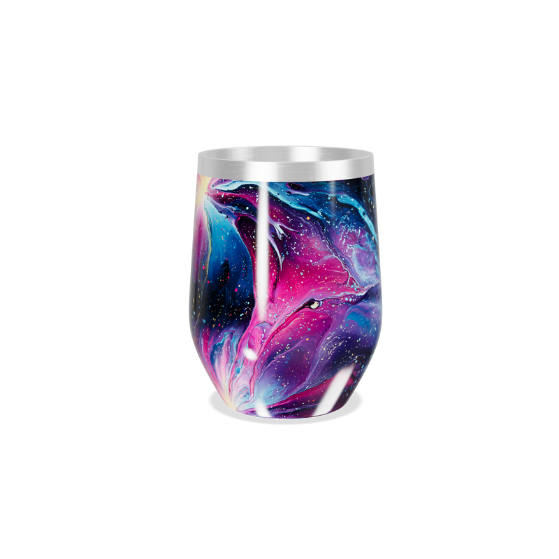 Copo Térmico Slim - Estampa Galáxia Colorida