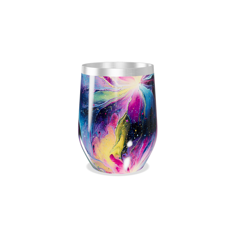 Copo Térmico Slim - Estampa Galáxia Colorida