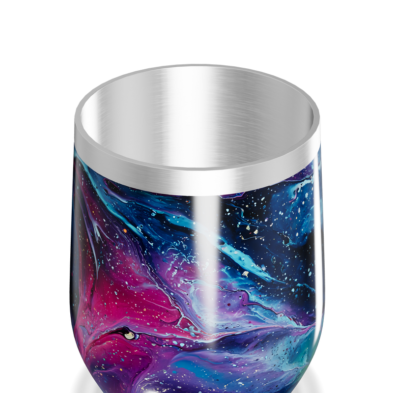 Copo Térmico Slim - Estampa Galáxia Colorida