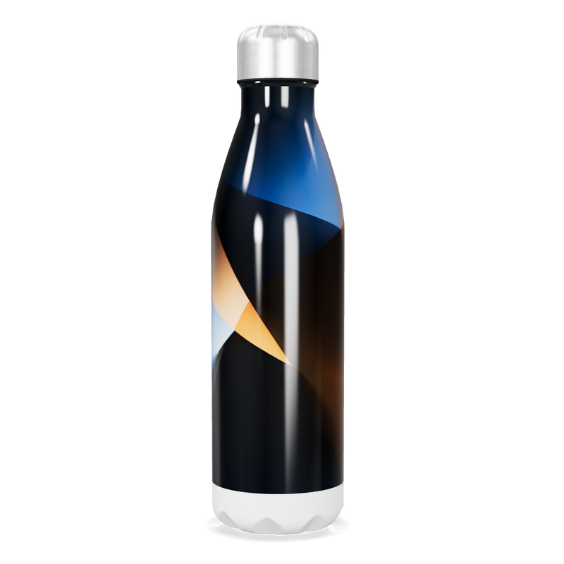 Garrafa Inox - Estampa Geométrica Colorida
