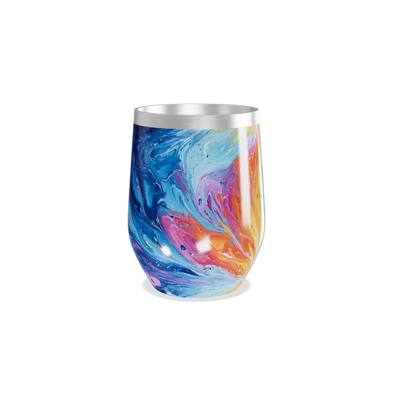 Copo Térmico Slim - Estampa Galáxia Colorida