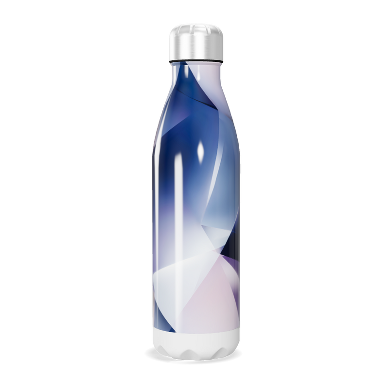 Garrafa Inox - Azul com Design Moderno