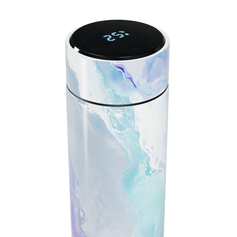 Garrafa Térmica Touch - Mármore Azul