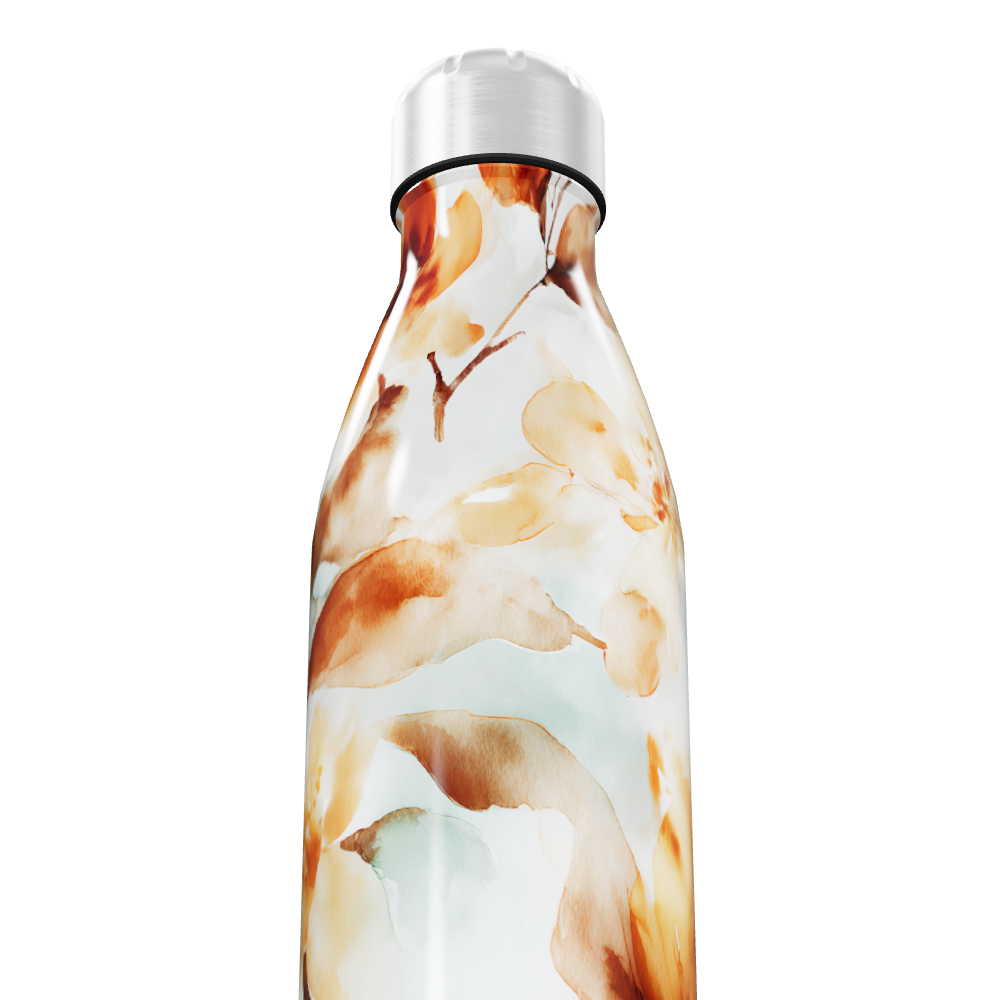 Garrafa Inox - Floral Colorida