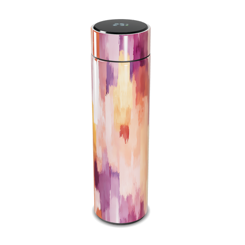 Garrafa Térmica Touch - Estampa Colorida Abstrata