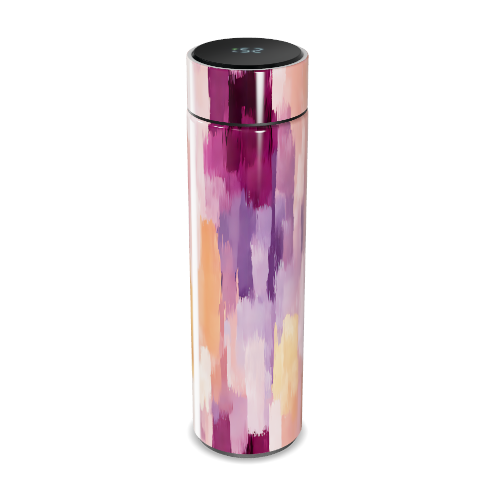 Garrafa Térmica Touch - Estampa Colorida Abstrata