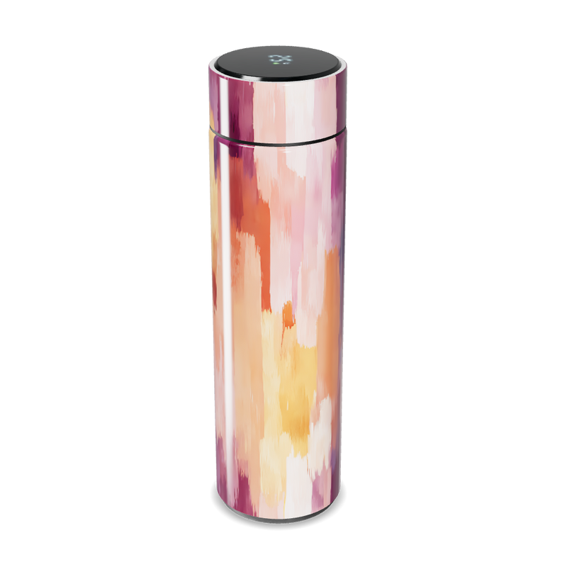 Garrafa Térmica Touch - Estampa Colorida Abstrata