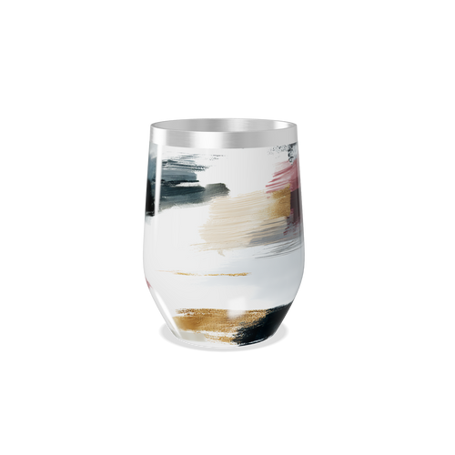 Copo Térmico Slim - Estampa Abstrata Colorida