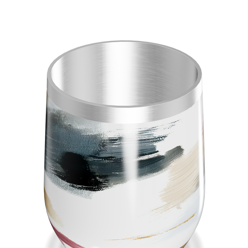 Copo Térmico Slim - Estampa Abstrata Colorida